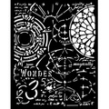 Szablon 3D 20x25cm - Stamperia - Master of Magic gotyk