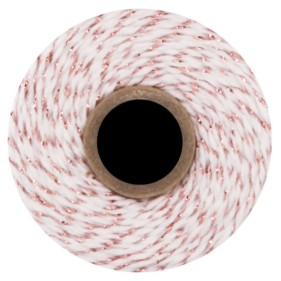 Sznurek - Metallic Rose Gold - Divine Twine - 1 m