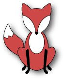Wykrojnik - Poppystamps - Sly Fox / lis