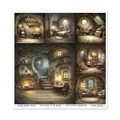Zestaw papierów do scrapbookingu 30x30 - Mouse World - Home Sweet Home - Itd Collection