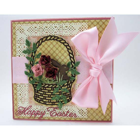 Wykrojnik - Cheery Lynn - Victorian Garden Doily Frame FRM128 ramka gałązki