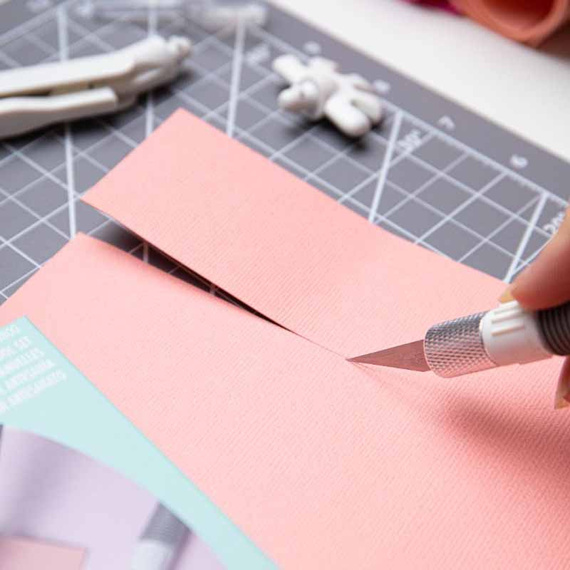 Zestaw narzędzi 3 w 1 - Sizzix trymer nożyk narzędzie do postarzania papieru