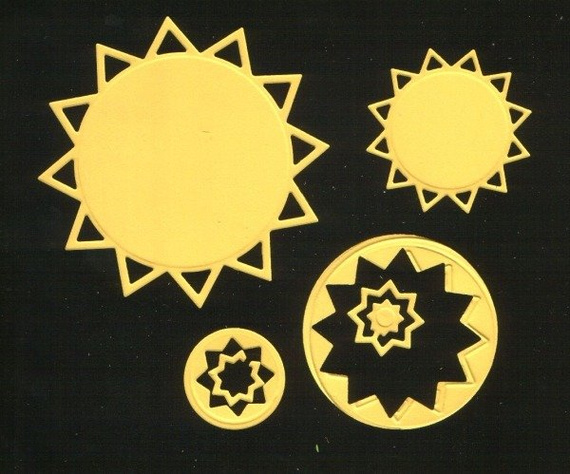 Wykrojnik Nellie's Choice – Frame Dies Multi Star 1 (5 szt) MFD016 słońce