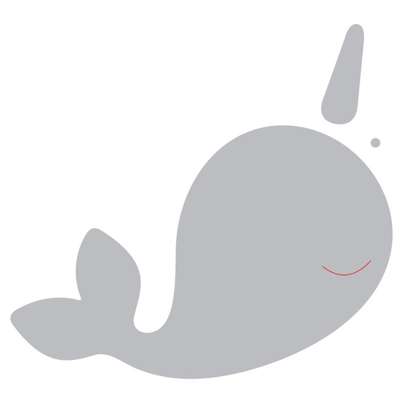 Wykrojnik Sizzix Bigz - Narwhal wieloryb