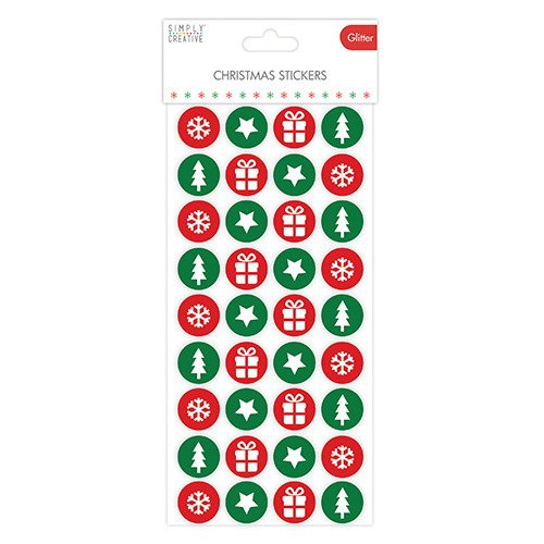 Naklejki tekturowe - Simply Creative - Circle Icons