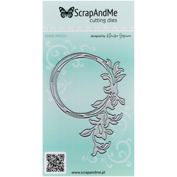 Wykrojnik do papieru - Scrapandme - Wianek 031