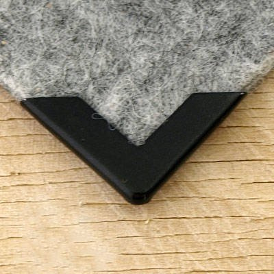 Narożnik metalowy PS16 czarny - 1szt