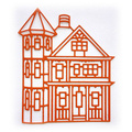 Wykrojnik - Crafty Ann - Home Sweet Home CAFR-6 dom