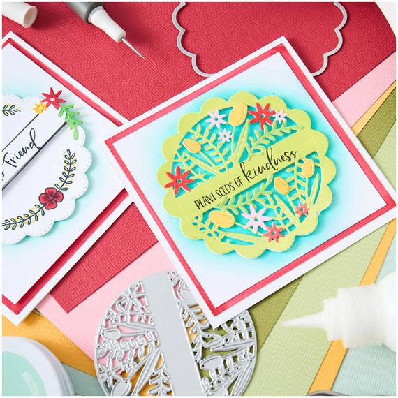 Wykrojnik Sizzix Thinlits - Scalloped Circles, Borders & Banners