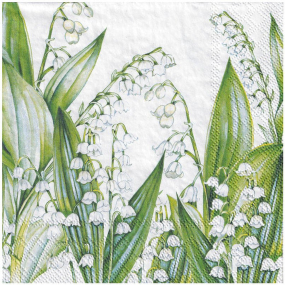 Serwetka 33x33cm - Sweet Lily konwalie