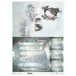Papier ryżowy do decoupage A3 ITD-1112L