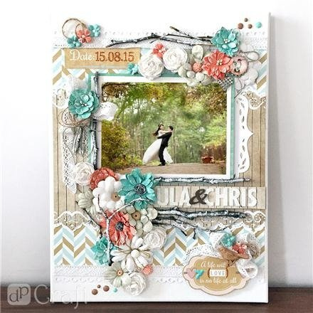 Róże papierowe 6szt - Marine - White CEKP-035 białe DPCraft