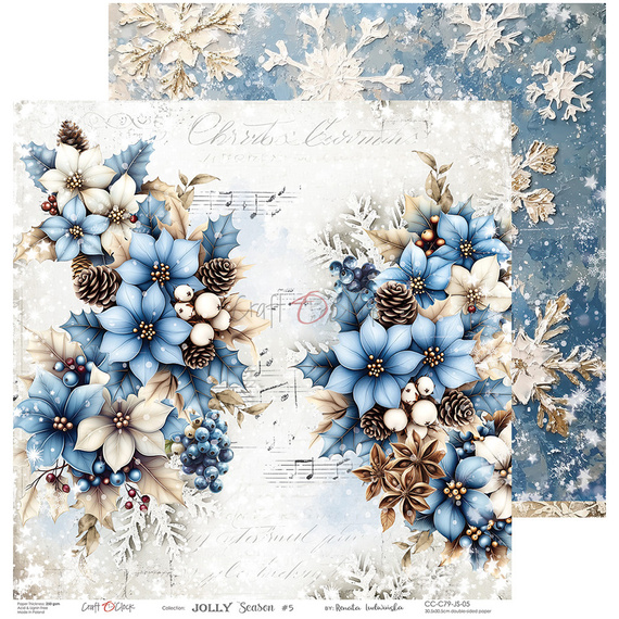 Zestaw papierów do scrapbookingu 30x30 - Craft o'clock - Jolly Season