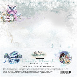 Zestaw papierów 15x15 - Alchemy of Art - Magic of the Northern Lights