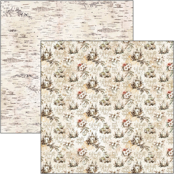Zestaw papierów do scrapbookingu 30x30cm - Paper Pad - Ciao Bella - Winter Season