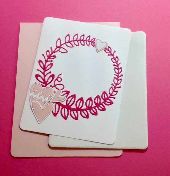 Wykrojnik - Poppystamps - Grendon Wreath 1155 wieniec z żołędziem