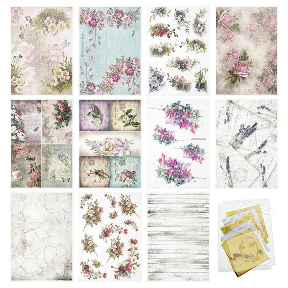 Kreatywny zestaw do decoupage XXL