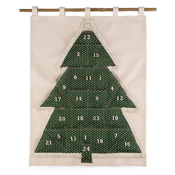 Cyferki do kalendarza adwentowego komplet 1-24