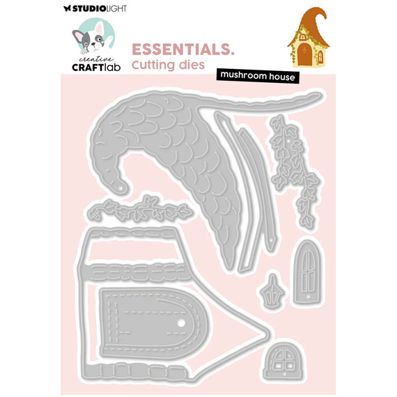 Wykrojnik do papieru - StudioLight - Mushroom house domek