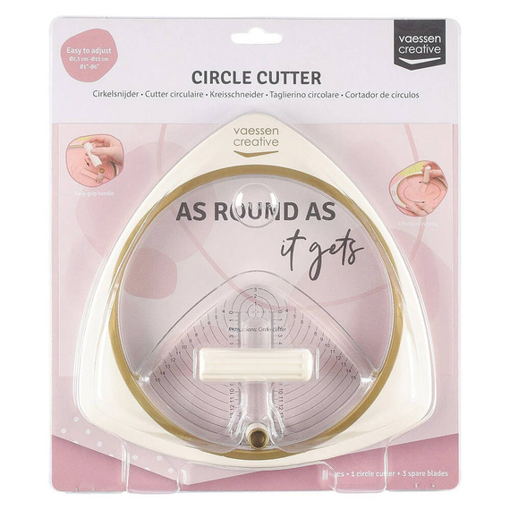 Narzędzie do wycinania kół Circle Cutter - Vaessen Creative