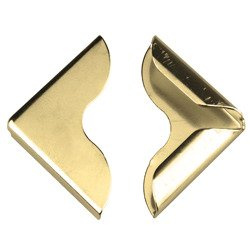 Narożnik metalowy PM25 złoty - 1szt
