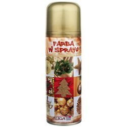 Farba w sprayu Aliga 250ml, złota