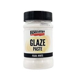 Pasta glaze perłowa biała 100ml - Pentart