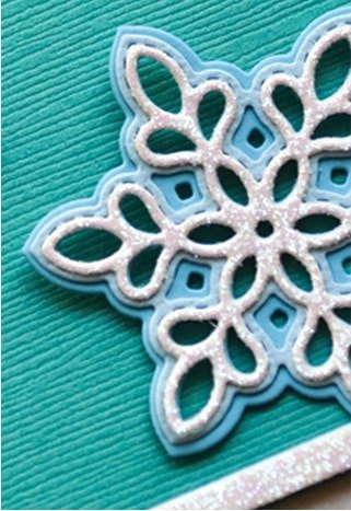 Wykrojnik - Birch Press Design - Shimmer Snowflake Frame