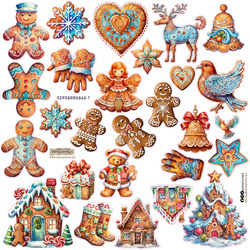 Naklejki - ScrapLove - Gingerbread 1