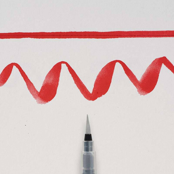 Kieszonkowy pędzelek na wodę KOI water brush - rozmiar Medium