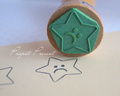 Stempel - Gwiazdka ze smutną minką + gryf - Project Prezent
