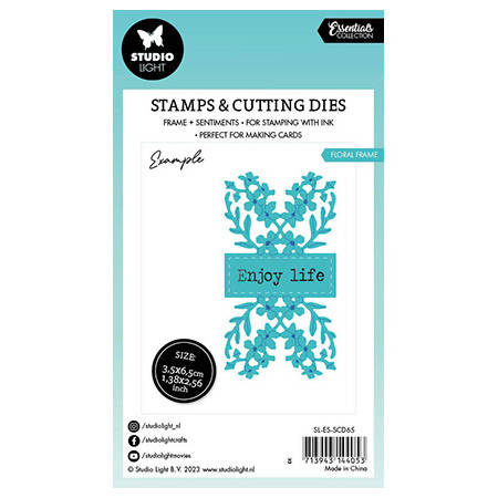 Wykrojnik i stemple - StudioLight - Floral frame ramka