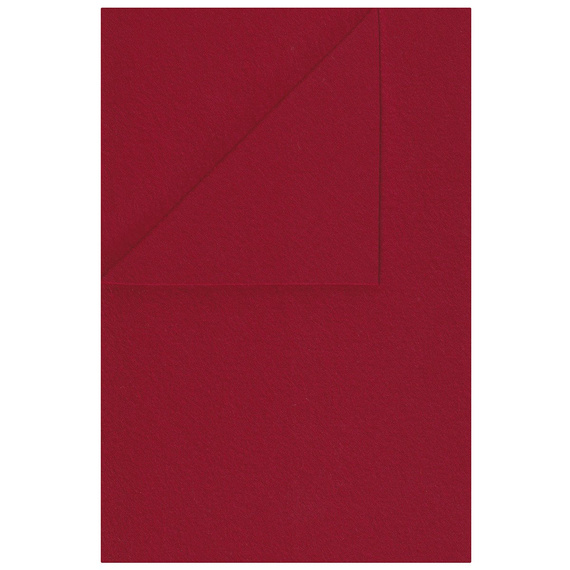 Filc 100% wełny 5645 bordowy 20x30cm - 1szt