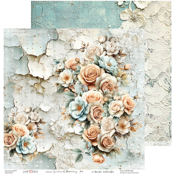 Zestaw papierów do scrapbookingu 30x30 - Craft o'clock - Sprites of Harmony