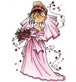 Stempel - Marianne Design - Here comes the bride - panna młoda