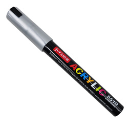 Marker akrylowy wodoodporny 4 mm - srebrny