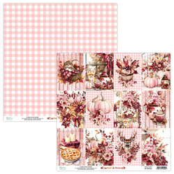 Papier do scrapbookingu 30x30 - Mintay - Rust & Rose 06