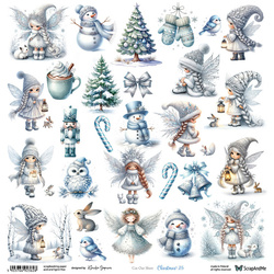 Papier do scrapbookingu 30x30 - ScrapAndMe - Christmas 25 - arkusz do wycinania