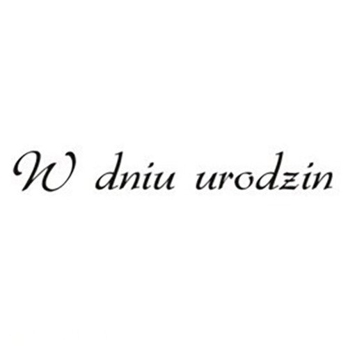Stempel - W dniu urodzin - Agateria