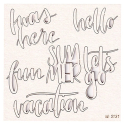 Tekturka - I was here napisy - Summer travelove - Scrapiniec