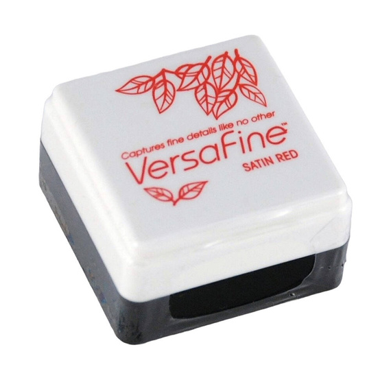 Tusz pigmentowy Tsukineko VersaFine Small – Satin Red – szybkoschnący, olejowy, do stempli