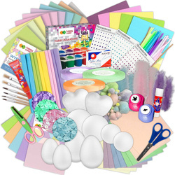 Zestaw kreatywny dla dzieci pastelowy + GRATIS
