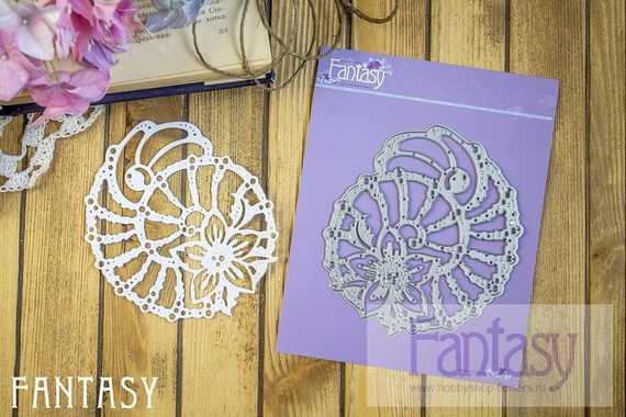 Wykrojnik - Fantasy Dies - Serwetka muszla