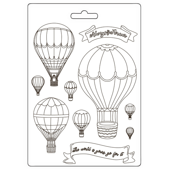Foremka do odlewów A5 - Stamperia - Timeless balony