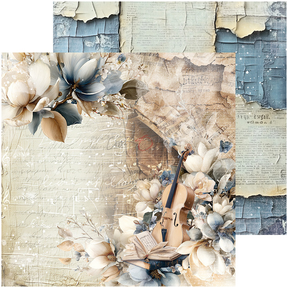 Zestaw papierów do scrapbookingu 20x20 - Craft o'clock - Melody of My Soul mix