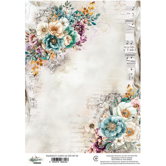 Papier ryżowy do decoupage A4 - Art of Alchemy - Dreamy Dreams