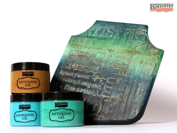 Żel postarzający - antiquing gel Pentart - patyna zielona / patina green 150ml