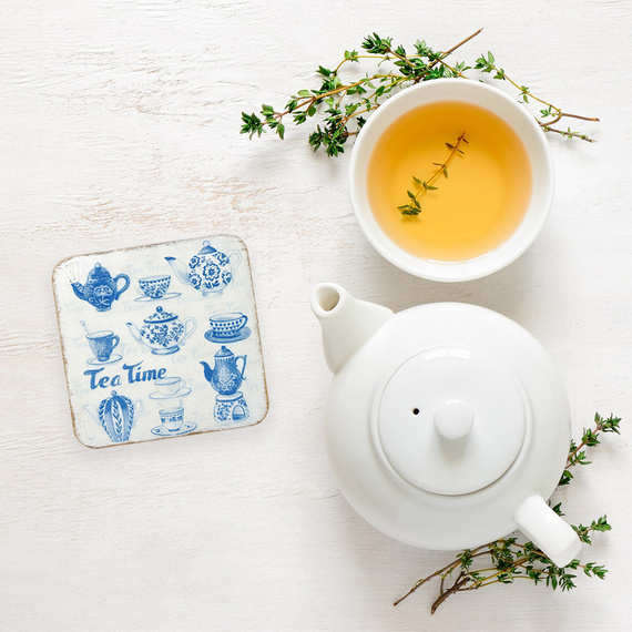 Zestaw startowy do decoupage z herbaciarką