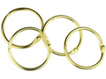 Kółko do spinania albumów 32mm złote 1szt.