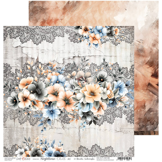 Zestaw papierów do scrapbookingu 30x30 - Craft o'clock - Nighttime Chill